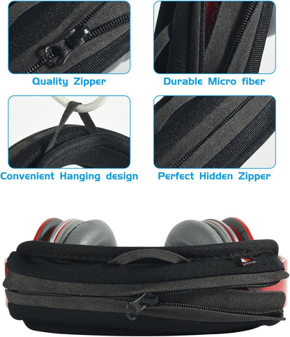 TXEsign Universal Replacement Headband Cushion Pad Cover Protector Compatible with ATH M50X, QC 35i/35ii, QC25, Solo 2/Solo 3, Studio 2/3 Headphones (Black)