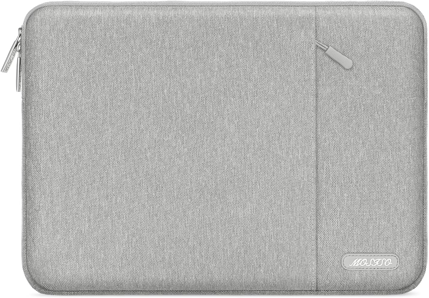 MOSISO Laptop Case 17.3 inch, 17-17.3 inch Laptop Sleeve Compatible with Dell, HP, Lenovo, Asus, Acer, Alienware, Polyester Vertical Computer Sleeve Bag with Pocket, Gray
