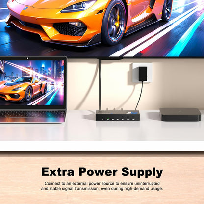 HDMI Switch 3 in 1 Out 4K@60Hz, 3 Ports HDMI Switcher Selector with Remote, Support HDCP 2.2 HD R 10+ Dolby Vision/Atmos 18Gbps CEC for Apple TV Game PC PS4 5 Pro Xbox Roku