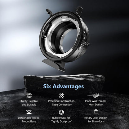 VILTROX PL-L Lens Adapter, Lens Converter Ring Camera Lens Mount Adapter Ring Compatible with PL Lens to L Mount Camera Panasonic S1 S1R S1H S5/Leica SL SL2 CL TL/Sigma FP DSLR Cameras