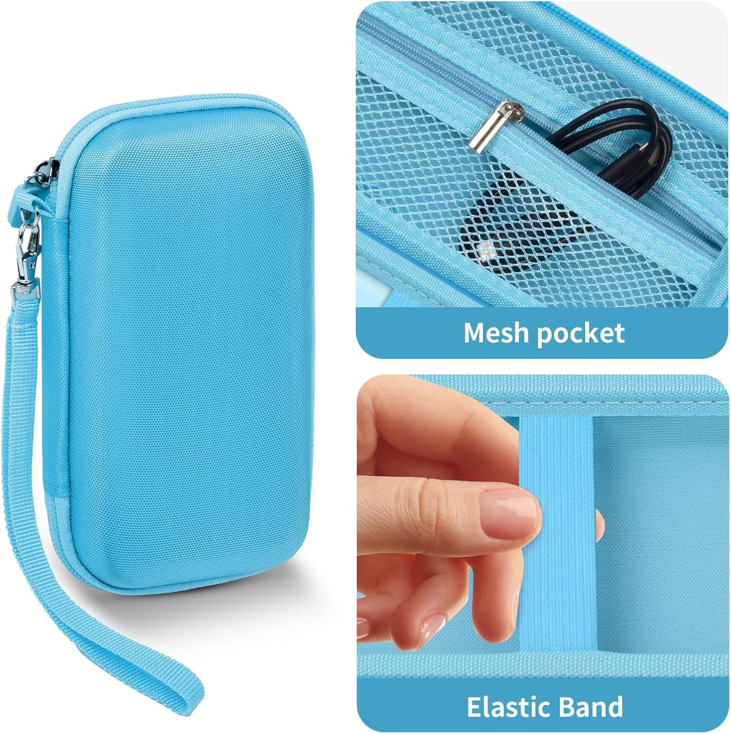 Portable Bank Charger Case for SABANI for Charmast for OHOVIV for VRURC for YILANS for CFIAI for LOVELEDI for RGVOTA for Miday for RONEGN for POIYTL for IAPOS Fast Charging Battery(Blue)