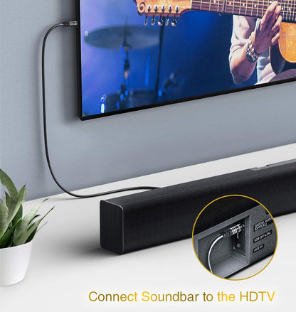 BlueRigger Digital Optical Audio Toslink Cable (100FT, Fiber Optic, Aluminum Shell, 24K Gold-Plated) - Compatible with Home Theatre, Sound Bar, TV, Xbox, PlayStation PS4 – Premium Series