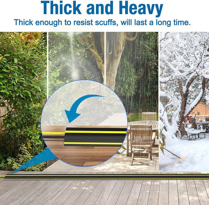 Eapele 10 ft Floor Cable Cover Protector, Heavy Duty PVC Duct Easy to Unroll, Prevent Trip Hazard for Home Office or Outdoor Settings