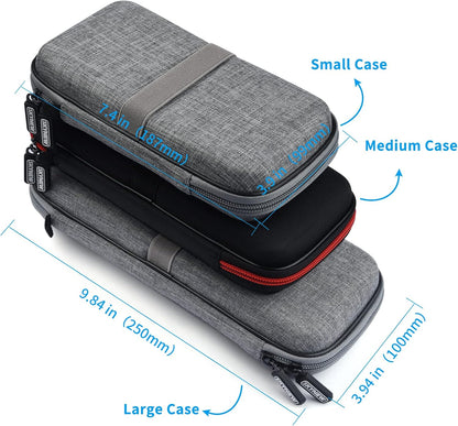 Power Bank Case for INIU 20000mAh Power Bank, Portable Charger Case for Durecopow 20000mAh Solar Power Bank and iMuto 30000mAh Power Bank with Carabiner