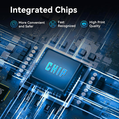 LEMERO 210A Compatible Toner Cartridges Replacement for HP 210A 210X Toner Cartridges Set for HP Color Pro 4201dn 4201dw MFP 4301dw 4301fdn 4301fdw Printer 4 Pack (with Chip for HP210A)