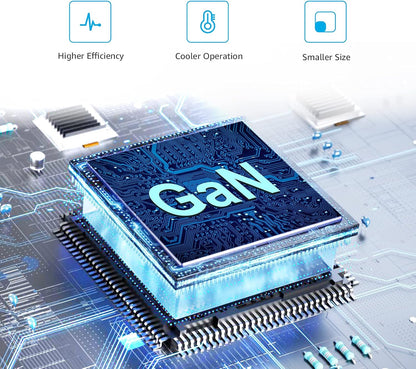 Amazon Basics 65W One-Port GaN USB-C Wall Charger with Power Delivery PD, Foldable Plug, for Laptops, Tablets & Phones, Black