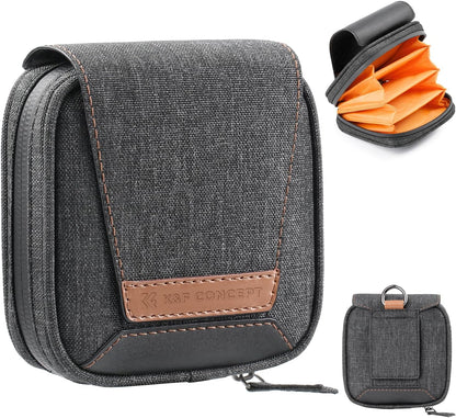 K&F CONCEPT 4 in 1 Basic Model Lens Filter Pouch Up to 95mm solar filter Pouch Case Camera Lens Filter Storage Wallet for ND UV CPL Filter Waterproof Filter Case