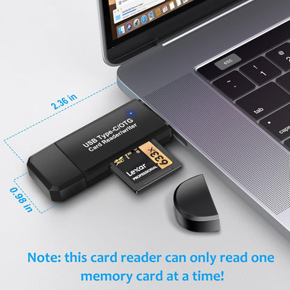 SD Card Reader for Android Photography Accessory Memory Card Reader with TF/SD Dual Slot for Computer, PC, MacBook, iPhone 16/15, iPad Pro, Chromebook, Samsung Galaxy S24/S23/S22/S21/S20, More