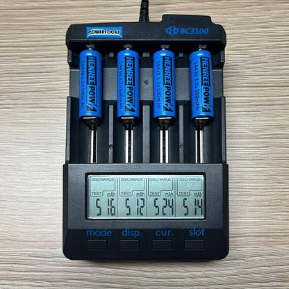 Henreepow LiFePo4 Battery 14430, 3.2v Rechargeable Solar Batteries, 500mAh LiFePo4 Battery for Outdoor Solar Garden Lights, Shaver, Flashlight, Toothbrush (6pack-Not AA Size)