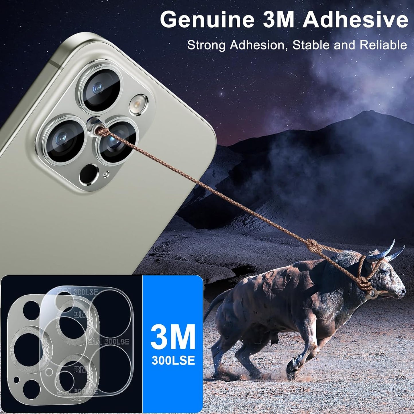 Esanik Upgrade 2 Pack for iPhone 16 Pro/iPhone 16 Pro Max Camera Lens Protector, Aluminum Alloy Metal matte Case Tempered Glass Camera Screen Cover, Scratch Resistant Case Friendly (Natural Titanium)