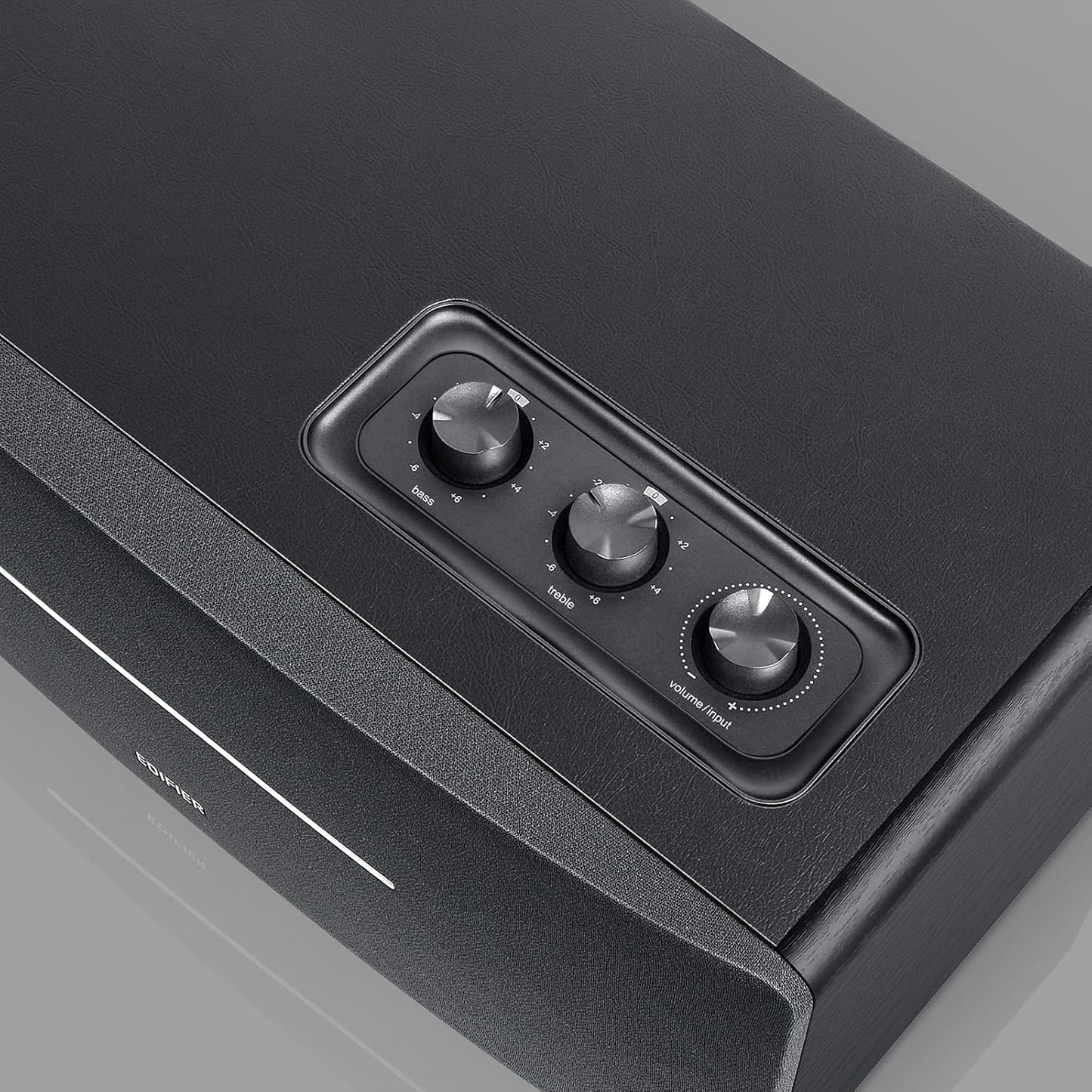 Edifier D12 Integrated Desktop Computer Speakers with Bluetooth 5.0, Wireless Stereo Tabletop Speaker 70 Watts RMS with Subwoofer Line Out, RCA, Aux Input for PC Monitor Laptop -Black