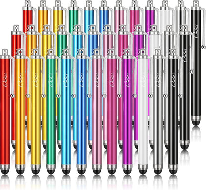 Outus 36 Pcs Stylus Pen for Universal Capacitive Touch Screens Devices, Stylus Pen Compatible with Tablet for Classroom Travel Olders Friendly(Multicolor)