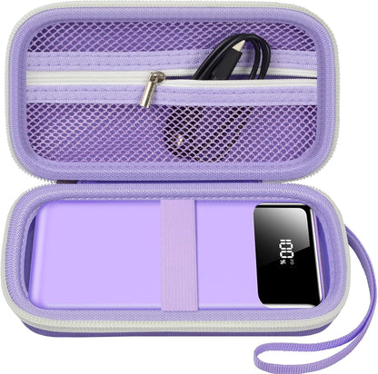 Portable Bank Charger Case for SABANI for Charmast for OHOVIV for VRURC for YILANS for CFIAI for LOVELEDI for RGVOTA for Miday for RONEGN for POIYTL for IAPOS Fast Charging Battery(Purple