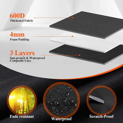 Bag for Portable Solar Panel 100w 200w,Waterproof Solar Panel Carrying Case Compatible with Jackery Solarsaga,Padded Travel Solar Protector Case with Accessory Pocket