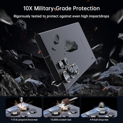 For Samsung Galaxy S24 Ultra Camera Lens Protector, Individual Lens Protector, Ultra HD 9H Tempered Glass Screen Protective Cover, Anti-scratch, Military Grade Drop Protection 2 Set. (Glitter Black, S24 Ultra)