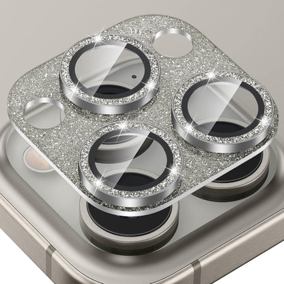 Tensea for iPhone 16 Pro/iPhone 16 Pro Max/iPhone 15 Pro/iPhone 15 Pro Max Camera Lens Protector, Metal Aluminum Alloy Tempered Glass Cover Camera Screen Protector Accessories, Case Friendly