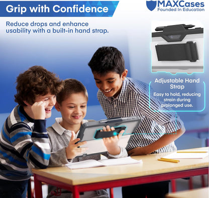 MAXCases Extreme Shell Microsoft Surface Pro 9/10/11 Case, 13" Black - Rugged, Custom-Fit Protective Cover for Microsoft Surface Pro Case with Stylus Holder - Shockproof & Durable Tablet Cover