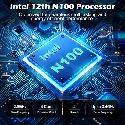 2025 Gina Laptop Computer 15 15.6 Inch FHD for Students & Busiess, 16GB RAM, 1TB SSD, Intel Quad-Core N100(Beat to i3-1115G4, Up to 3.4GHz), Type-C, Webcam, Fingerprint, Free Office, Windows 11 Pro