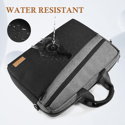 15 15.6 16 17 17.3 inch Laptop Computer PC Shoulder Bag Carrying Case, Water-Repellent Briefcase