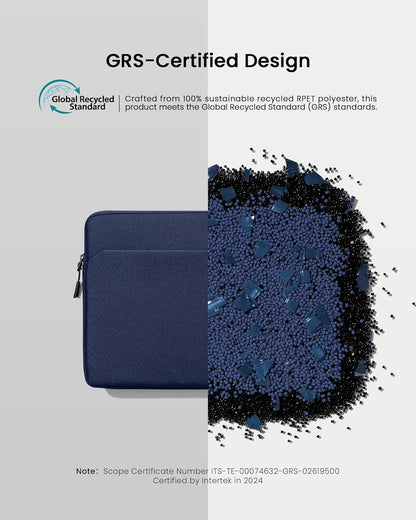 tomtoc Slim Laptop Sleeve for 16-inch MacBook Pro M4/M3/M2/M1 Pro/Max 2024-2019, XPS 15 Surface Book 3 The New Blade 16, Recycled Water-Resistant Protective Laptop Case Bag