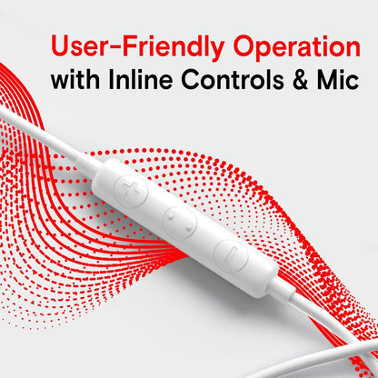 Symphonized Wired Earbuds with Microphone 3.5mm — Noise Isolating Headphones with Wire, Earphones Wired, Headphones with Microphone for Computer, Ear Phones Android Electronics, Natural Wood (White)