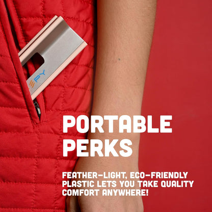 Steepy Portable Laptop Stand for Desk – Adjustable Height, & Portable Laptop Holder – Ergonomic Computer Stand for Cooling & Comfort – Slip-Proof, Sturdy Design – Universal Fit for 13-17 Inch Devices