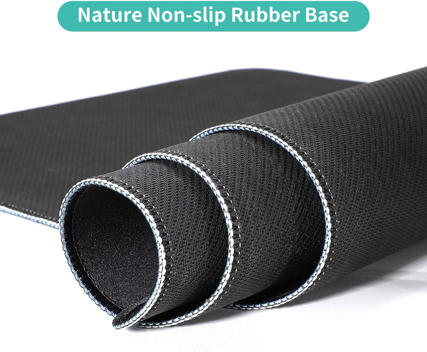 Dynippy Thin Extended Gaming Mouse Pad （31.5 * 11.8 * 0.08 inch） with Stitched Edges Large, Long XXL Keyboard and Mouse pad Desk Mat for Gaming Office & Home - Flower 32