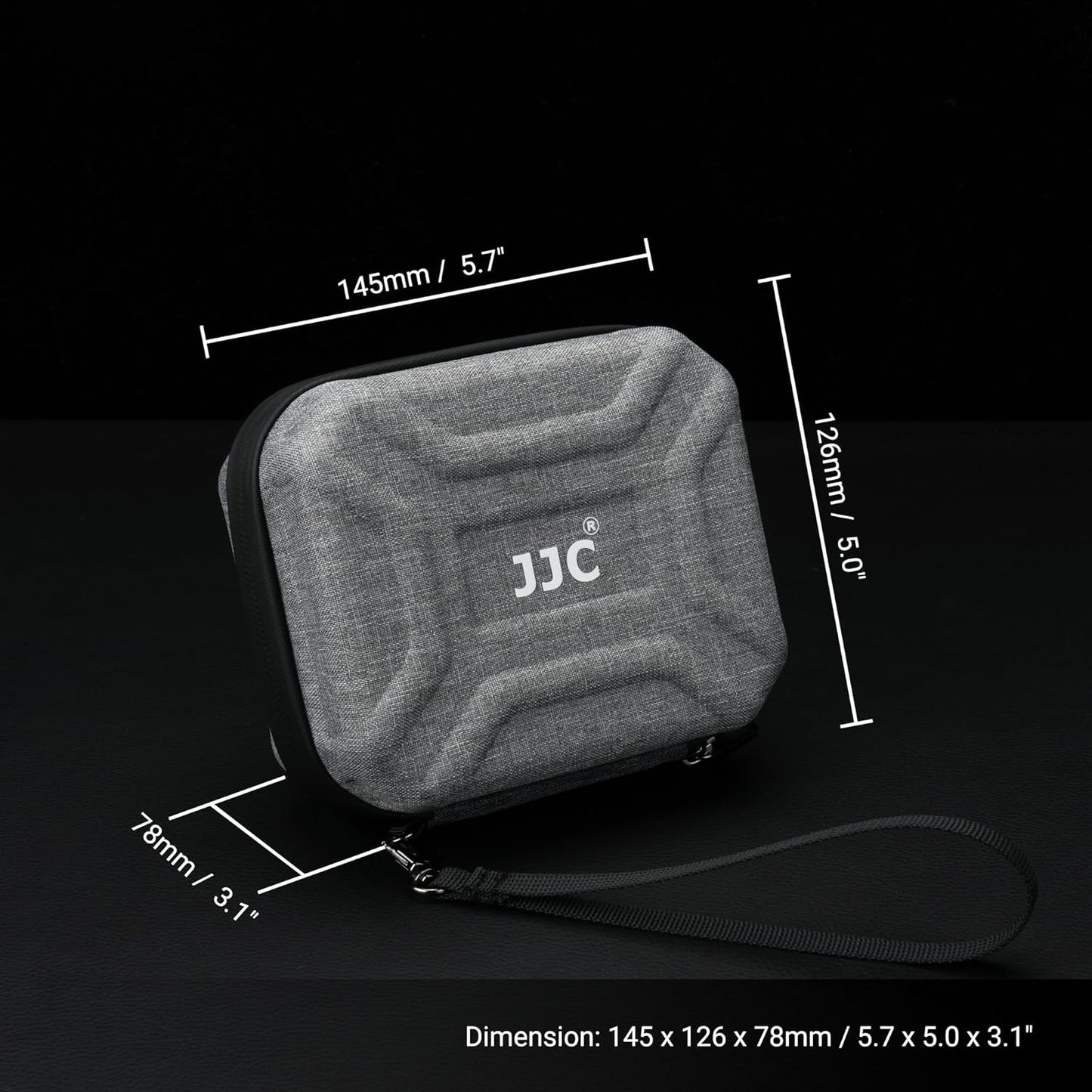 JJC Durable Lens Filter Pouch Case for 10 Circular Filters Up to 95mm 82mm, Dustproof & Water-Resistant Camera Lens Filter Storage Wallet for ND UV CPL Filter