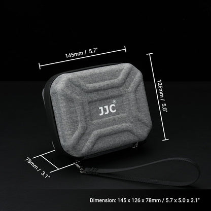 JJC Durable Lens Filter Pouch Case for 10 Circular Filters Up to 95mm 82mm, Dustproof & Water-Resistant Camera Lens Filter Storage Wallet for ND UV CPL Filter