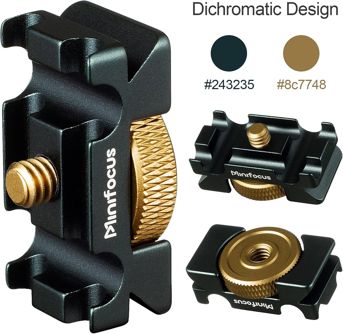 MINIFOCUS Camera Cable Clamp with Arca Swiss System, Aluminum Alloy Tether Cable Block Clip with 4 Grooves, USB Cable Lock Clip Clamp HDMI Protector for All DSLR Cameras Cable