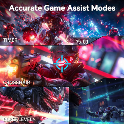 KTC 24.5 inch 400Hz 240Hz Gaming Monitor | Fast IPS 1ms | FHD 1080P Monitor | HDR 400 128% sRGB | HDMI x2, DP x2 |Tilt Adjustability Silver-Gray VESA 360Hz Monitors H25X7