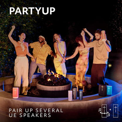 Ultimate Ears Boom 4 Portable Waterproof Bluetooth Speaker with 360-Degree Immersive Sound, Outdoor Floating Speaker, 15-Hour Battery, 147ft Range - Red