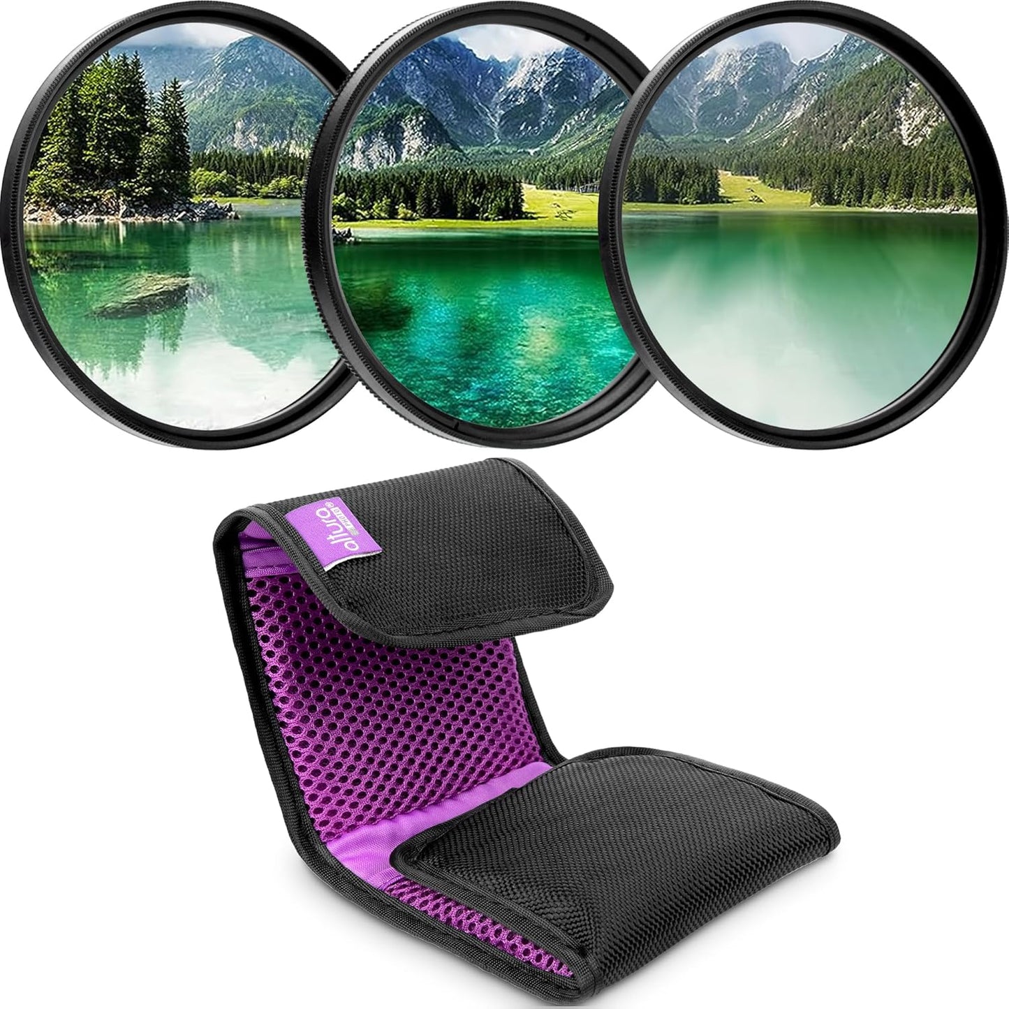 Altura Photo 58mm Lens Filter Kit - Multi-Coated UV Protector, CPL Polarizing and ND Neutral Density Filters + Case for Camera Accessories & Lenses
