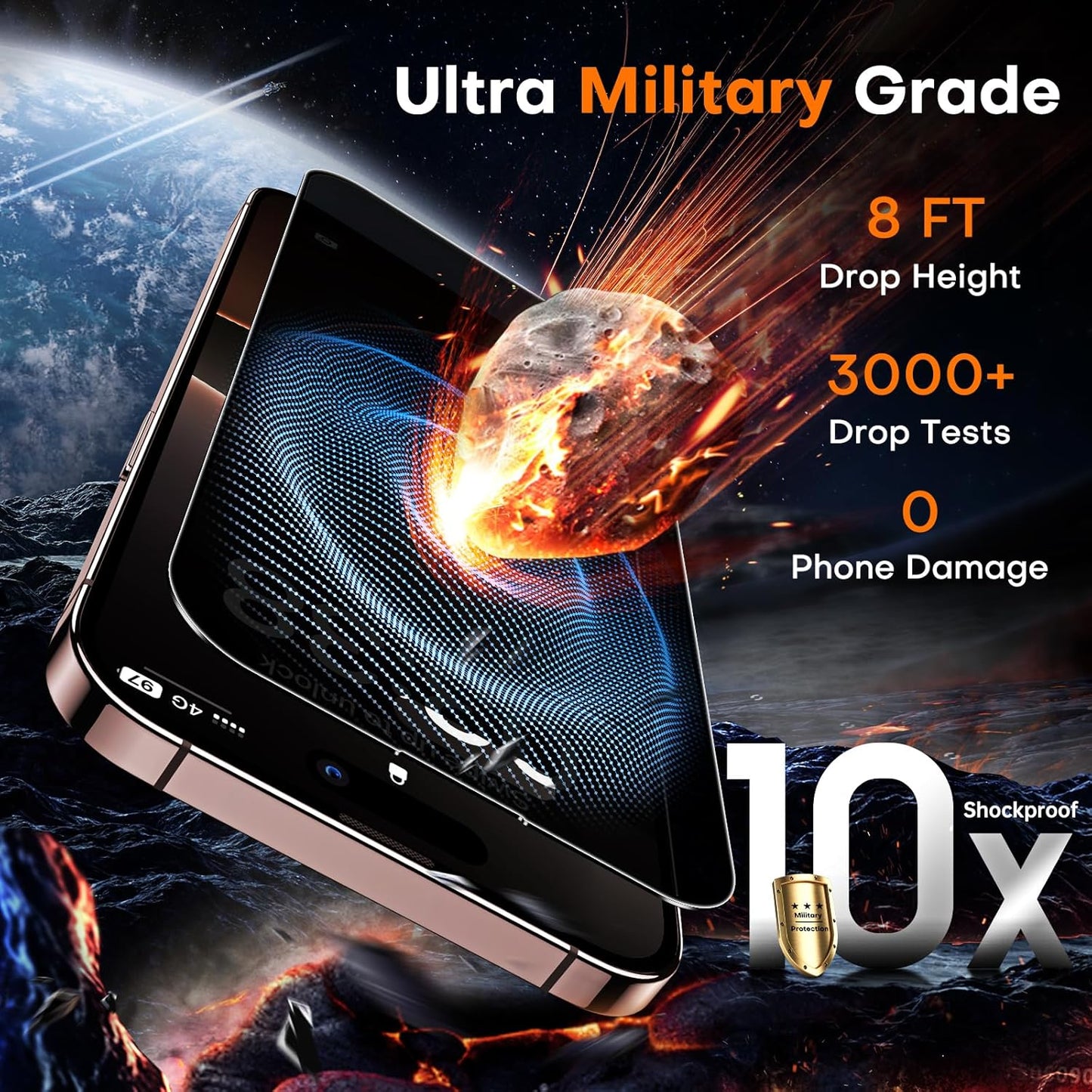 TOCOL for iPhone 16 Pro Max Privacy Screen Protector True 25°Anti Spy 9H+ Hardness Tempered Glass for Full Coverage Easy Installation, 2 Pack