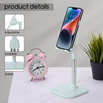 Doboli Cell Phone Stand, Phone Stand for Desk, Phone Holder Stand Compatible with iPhone and All Mobile Phones Tablet, Gifts for Adults Women Men Mom Wife, Turquoise