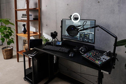 Yamaha AG08 Black 8-Channel Live Streaming Loopback Mixer/USB Interface with Steinberg Software Suite