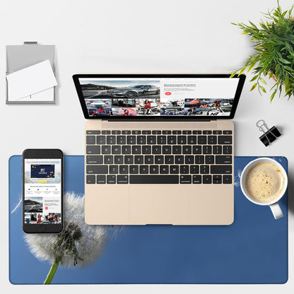 Flying Dandelion Seeds Gaming Mouse Pad 3mm Thick Stitched Edge Waterproof Non-Slip Large Computer Keyboard Mouse Mat,Suitable for Office Entertainment Decorative Desk Pad 35.4 x 15.7 Inches