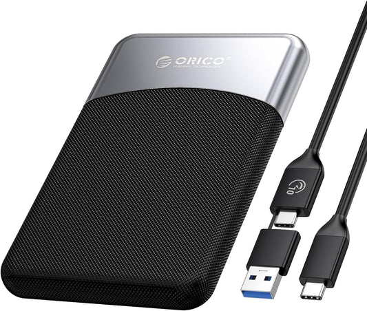 ORICO 4TB External SSD with 2 in 1 USB C Cable, Portable Solid State Drive USB 3.2 Gen 1 Up to 460MB/s, Dust and Drop Resistance, Reliable Storage for USB-C Smartphone, PC, Tablet, Labtop - M25PRO