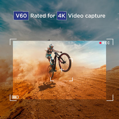 Integral 128GB UHS-II SD Card V60 Up to 300MB/s Read and 100MB/s Write Speed SDXC Professional High Speed Memory Card