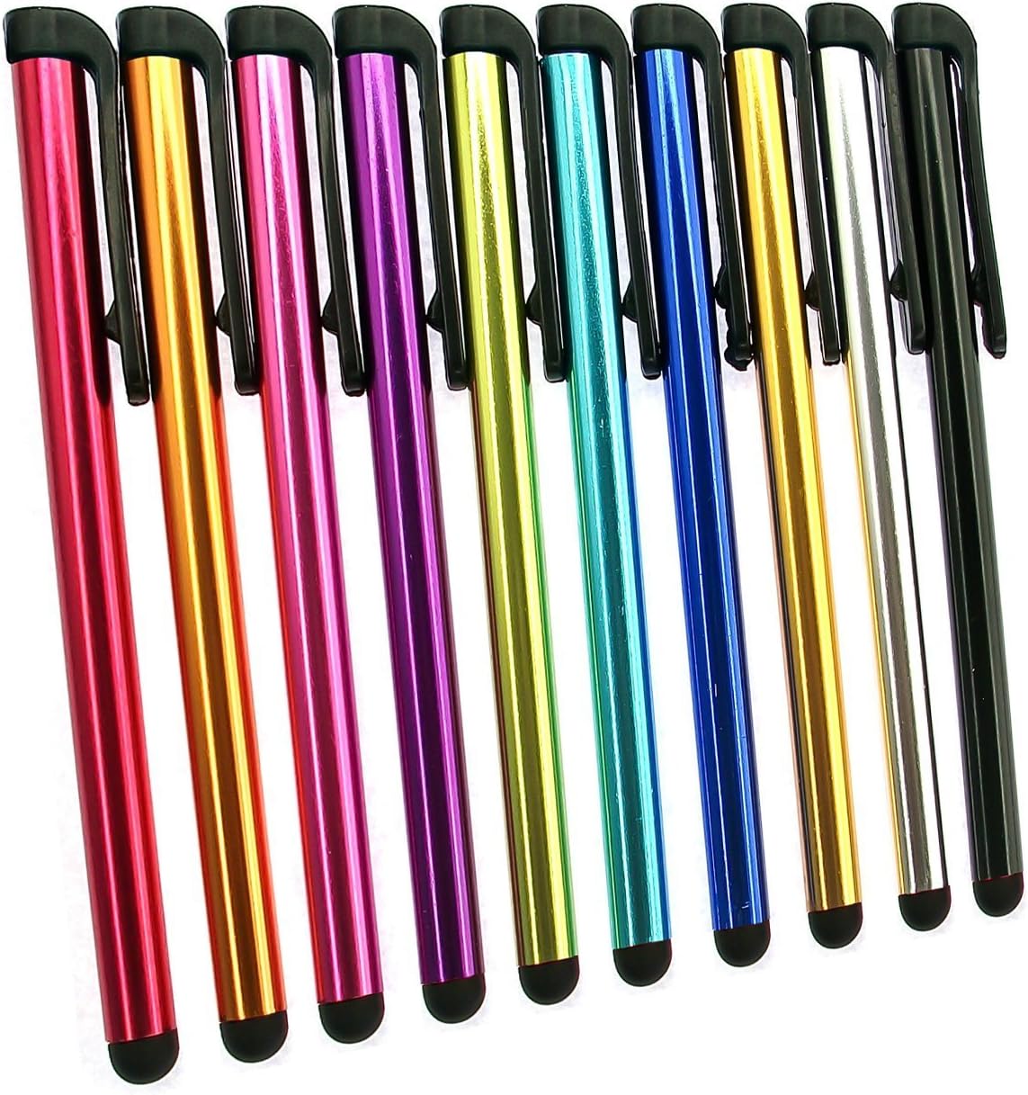 INNOLIFE Metal Stylus Touch Screen Pen Compatible with Apple iPhone 4 4S 5 5S 5C 6 6 Plus iPad Galaxy Tablet Smartphone PDA (50)