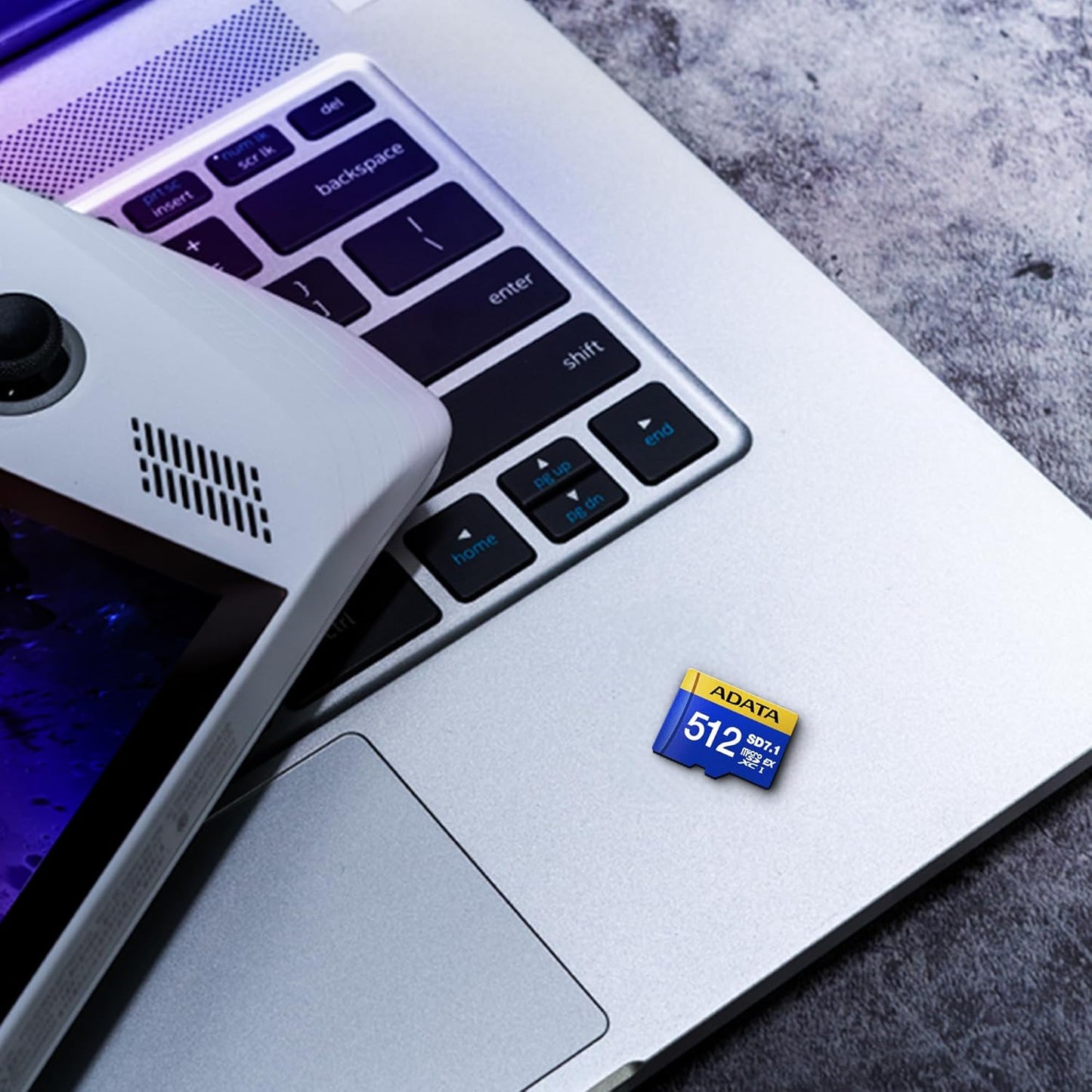 ADATA 256GB Premier Extreme microSDXC SD7.1 Express Card for Nintendo Switch 2, PCIe Gen3 x1 / U3 / C10 / V30, Up to 800/700 MB/s, 4K Video Recording, Compatible w/ASUS ROG Ally (UD256GEX3L1-C)