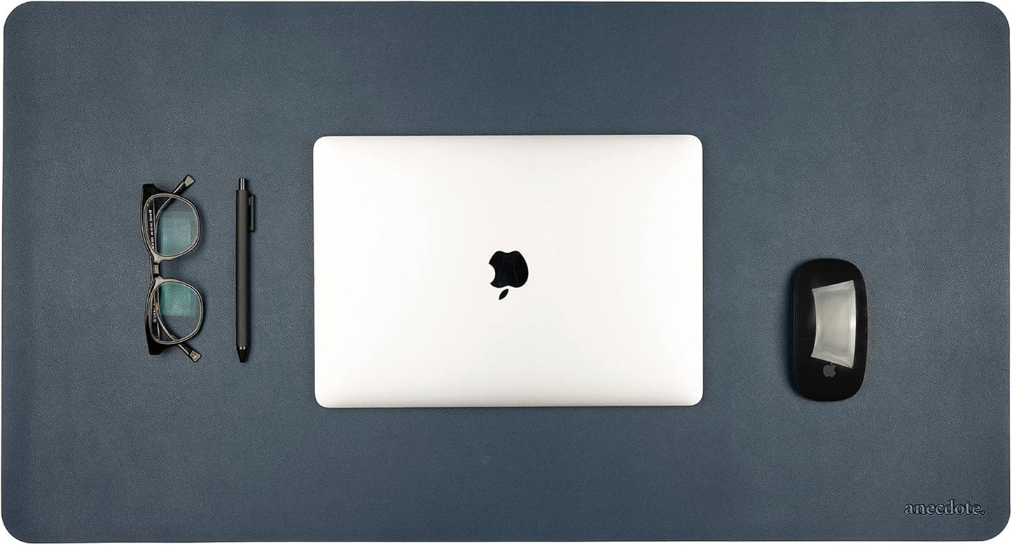 ANECDOTE Vegan Leather Desk Pad - 31.5"x17" Desk Mat for Your Office. This Quality Large Mouse Pad has Chic Elegance, Professional Look & Satisfying Touch - The Perfect Leather Mouse Pad for You!