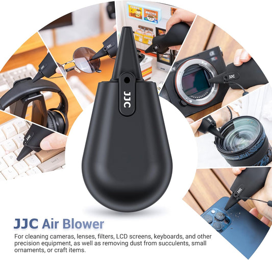 JJC Pocket-Sized Silicone Camera Dust Blower Lens Air Blower, Small Camera Lens Cleaner Air Blower for Sensor LCD Keyboards Filters Printing, Compact Portable Dust Blower for Outdoor Travel Cleaning