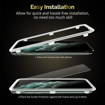 UNBREAKcable Tempered Glass for iPhone 11 Pro Max/XS Max [6.5 inches-2 Pieces] 9H Hardness Screen Protector Film/2.5D Double Defence Screen Protector – [Anti-Scratch, Anti-Fingermarks, Bubble Free]