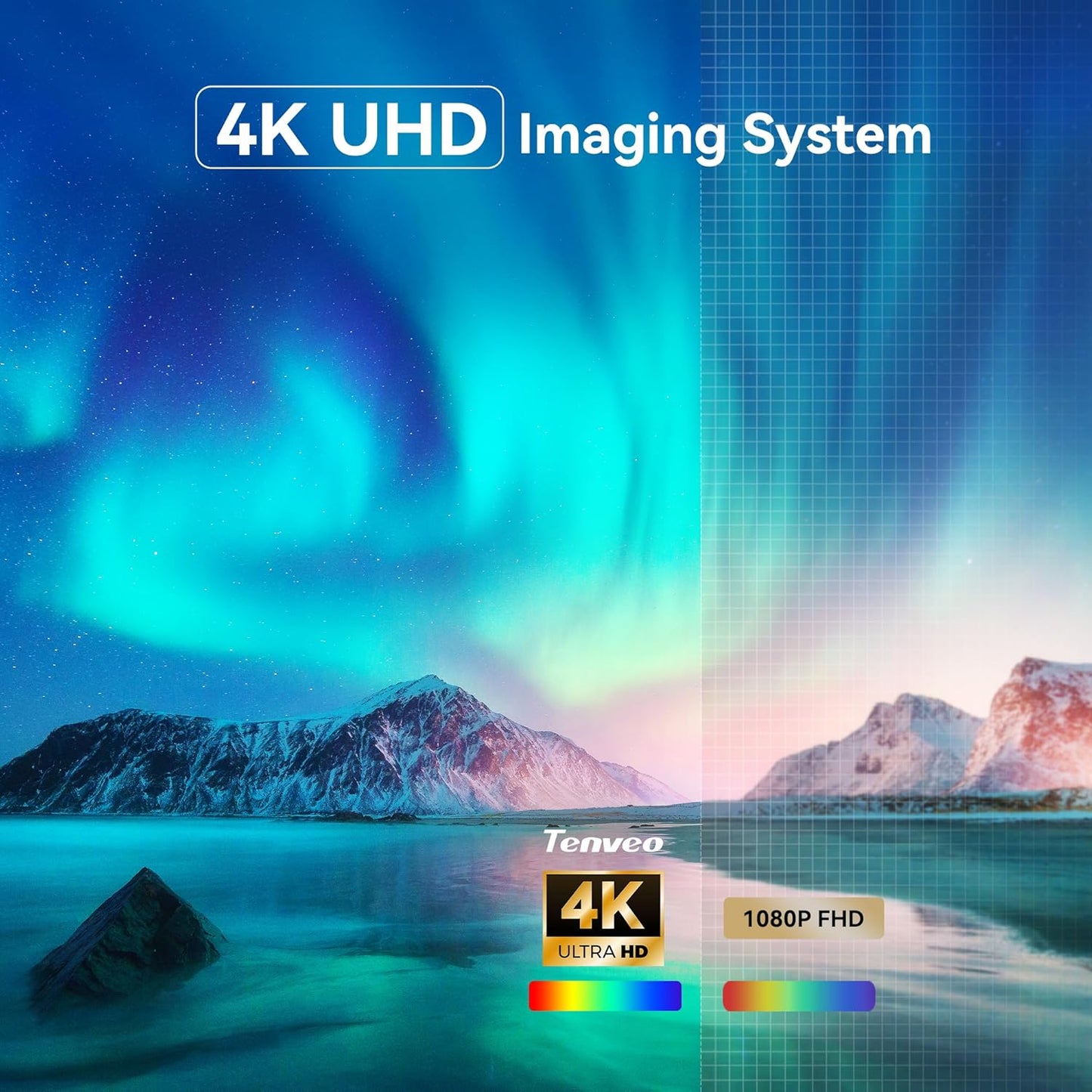 Tenveo 4K PTZ Conference Room Camera System Audio and Video Conferencing 12X Optical Zoom HDMI PTZ Camera and Bluetooth Speakerphone with 2 Expansion Mics Bundle Wide Angle for Large Remote Meetings