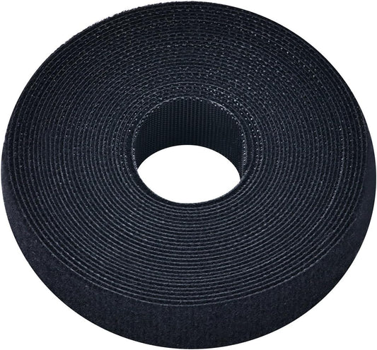 Pasow fastening tape Cable Tie Double Side Nylon Power Wire Management 3/4Inch 1 Roll Hook (5 Yards, Style 2)