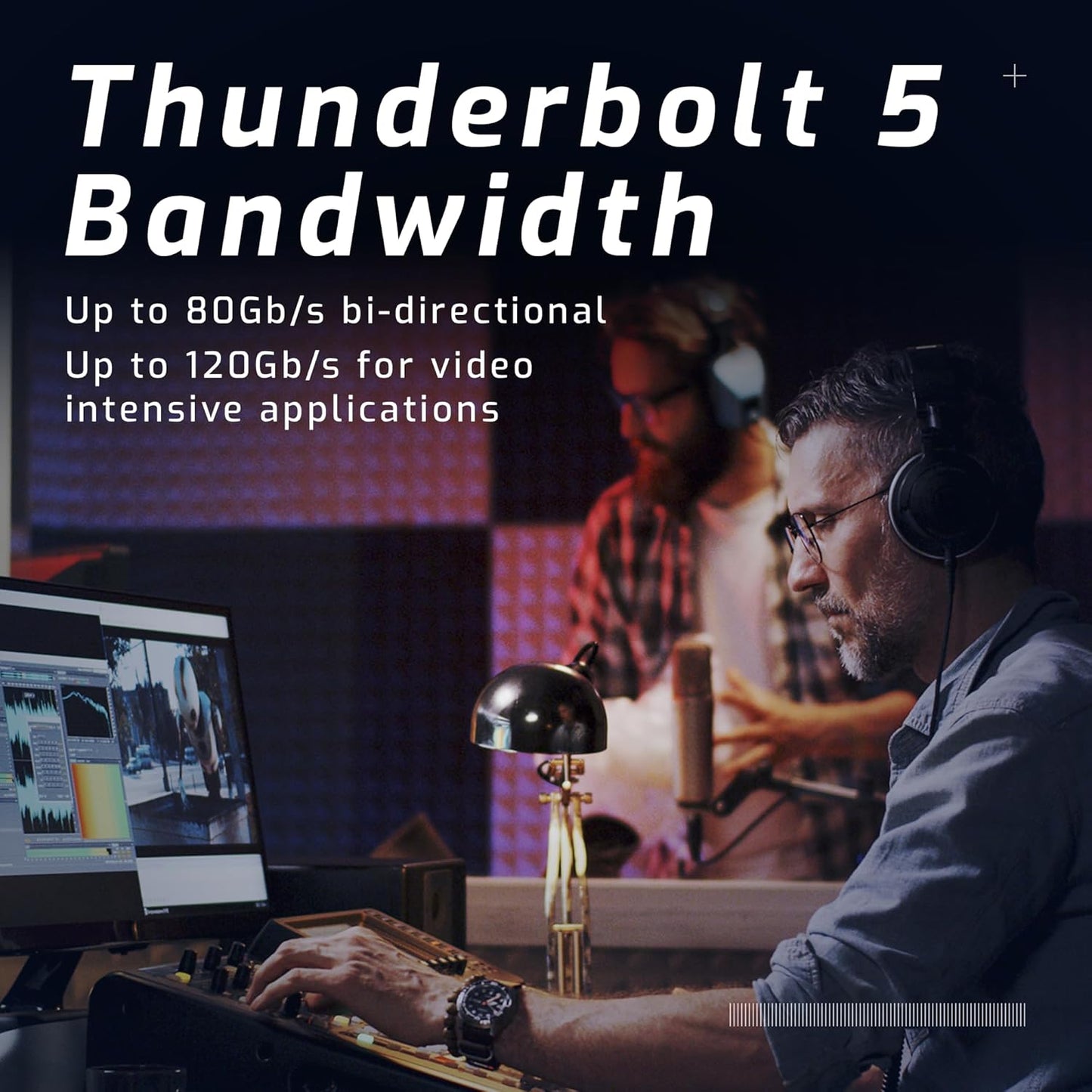 OWC 11-Port Thunderbolt 5 Docking Station, 2.5GbE, SD/Micro-SD Card Reader, Audio in/Out Jack, USB 3.2 Type-A Ports, 140W Power Delivery