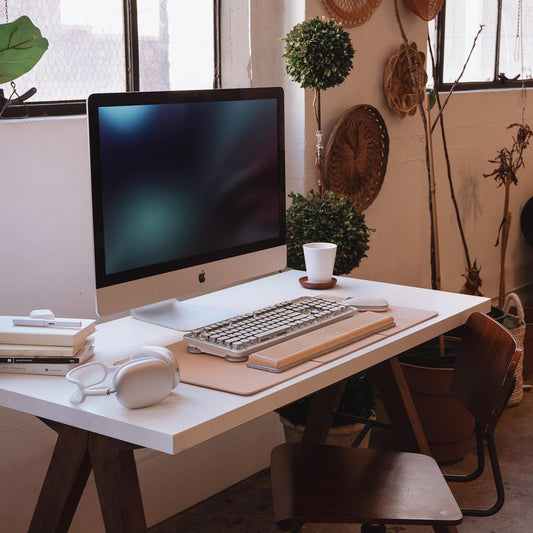 Azio RC Prestige Mechanical Keyboard, Bluetooth 5.0, Hot-Swappable Switches, PC/Mac (Ivory/Brown Switches)