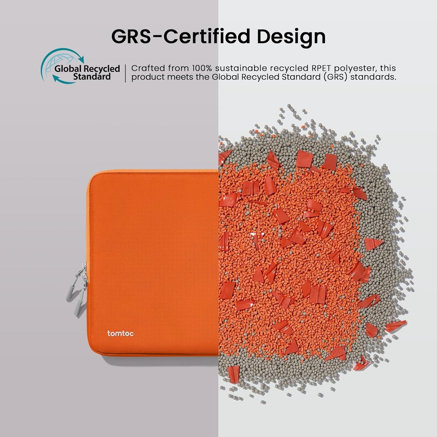 tomtoc 360 Protective Laptop Sleeve for 14-inch MacBook Pro M4/M3/M2/M1 Pro/Max A3112 A3401 A3185 A2992 A2918 A2779 2024-2021, Water-Resistant Case Bag with Accessory Pocket for 13.8 Surface Laptop 7