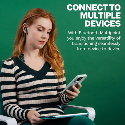 JLab Go Pods ANC True Wireless Bluetooth Earbuds & Charging Case, Hybrid Active Noise canceling + Be Aware for Safe Listening, 26+ Hours Total Playtime, Clear Calls, Custom Sound via App, Sage